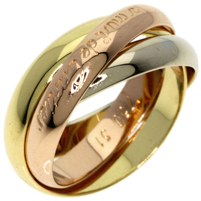 Cartier Ring 18K Yellow Gold Gold Trinity #51