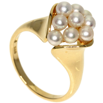 Mikimoto Ring 18K Yellow Gold Gold Pearl