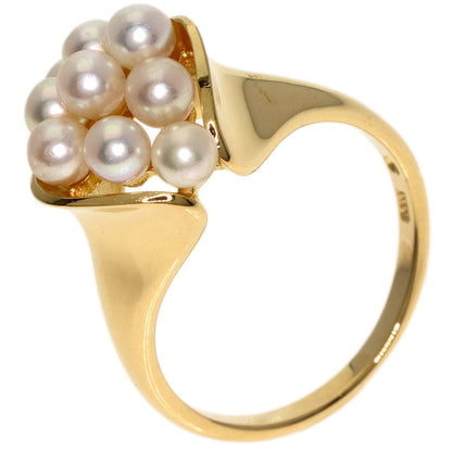 Mikimoto Ring 18K Yellow Gold Gold Pearl