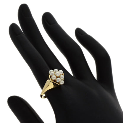 Mikimoto Ring 18K Yellow Gold Gold Pearl