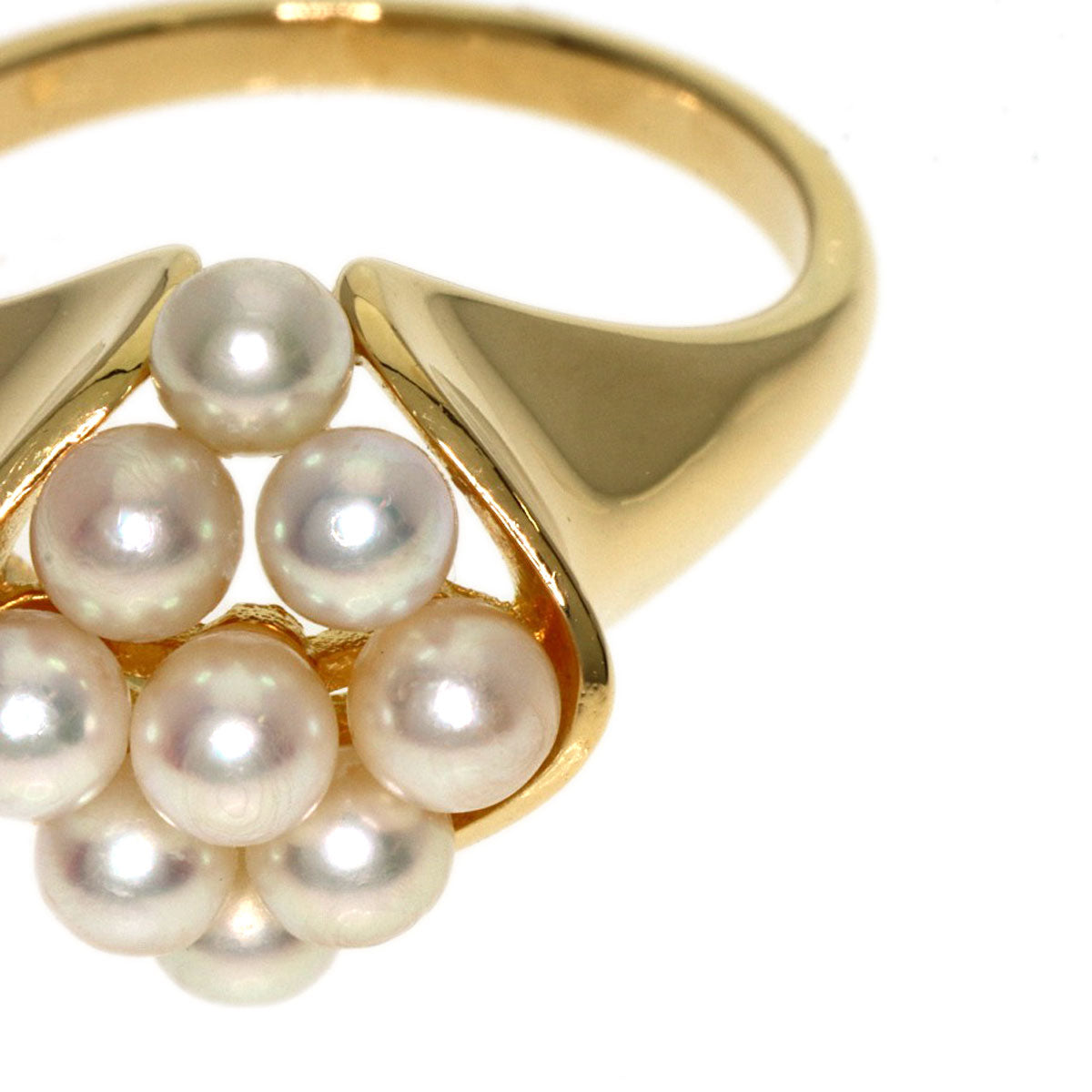 Mikimoto Ring 18K Yellow Gold Gold Pearl