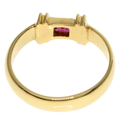 Tiffany&Co. Ring 18K Yellow Gold Gold Stacking Ruby
