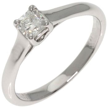 Tiffany&Co. Ring Pt950 Silver Square Princess Diamond