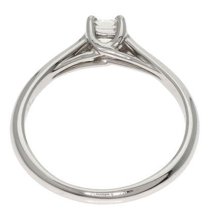 Tiffany&Co. Ring Pt950 Silver Square Princess Diamond