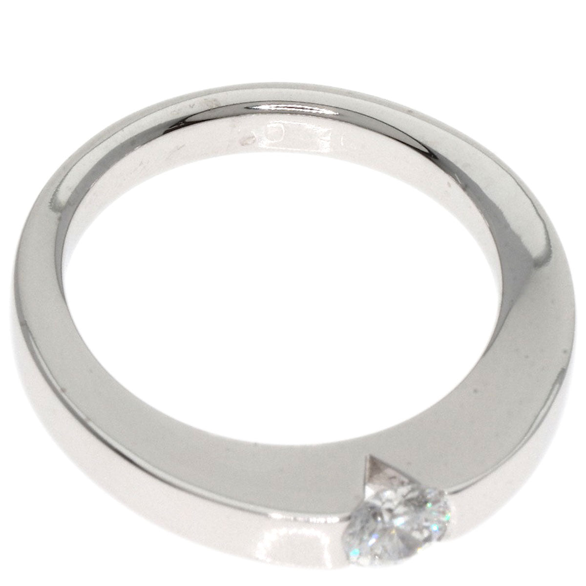 Cartier Ring K18Wg Silver Date With Diamonds #46