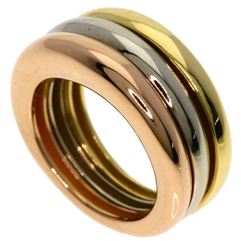 Cartier Ring 18K Yellow Gold Gold Mobilis Three Color #49
