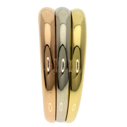 Cartier Ring 18K Yellow Gold Gold Mobilis Three Color #49