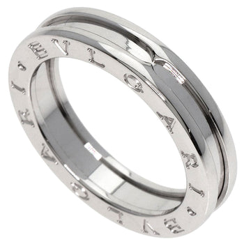 Bvlgari Ring K18Wg Silver B-Zero1 B-Zero One 1 Band Xs #57