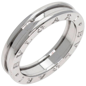 Bvlgari Ring K18Wg Silver B-Zero1 B-Zero One 1 Band Xs #57
