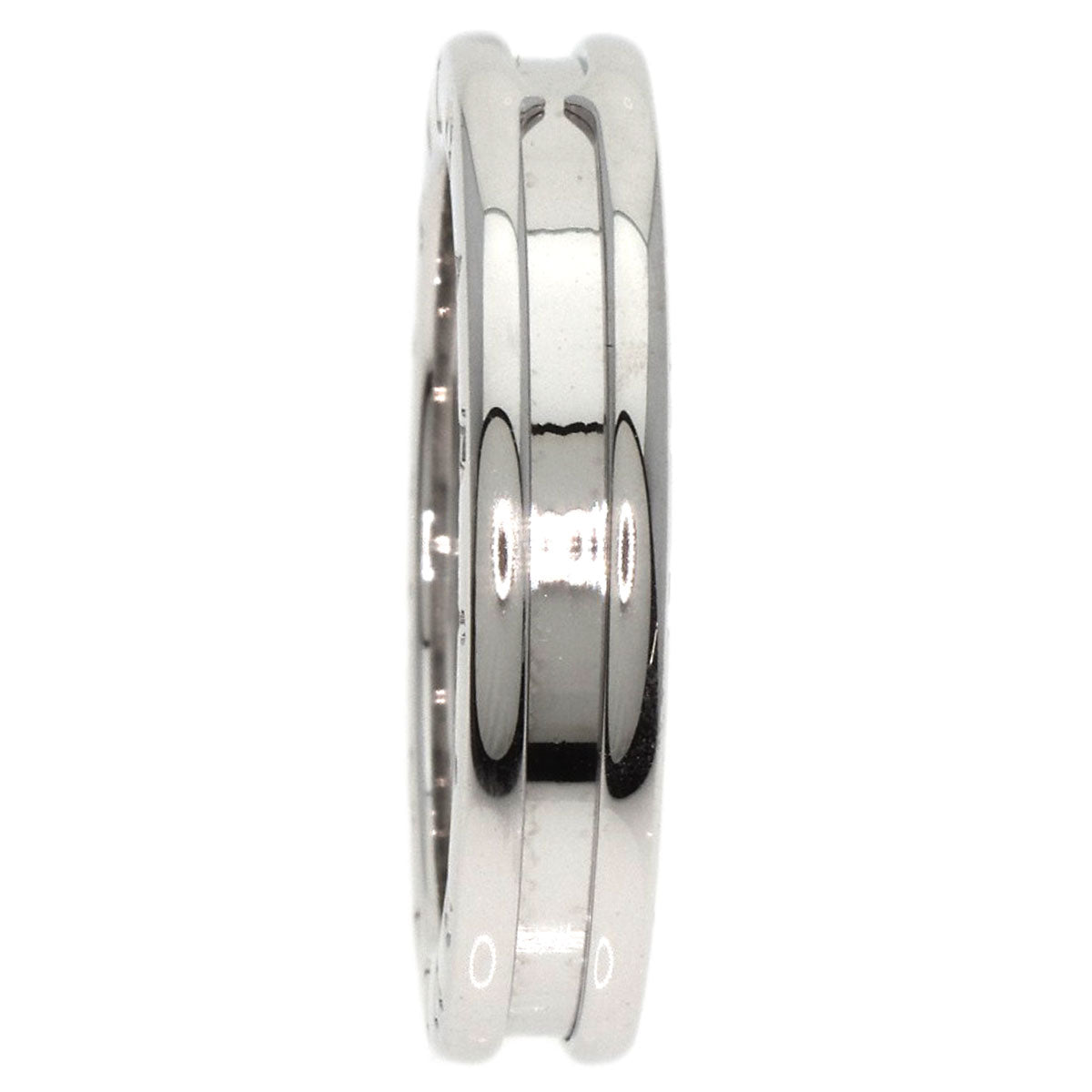 Bvlgari Ring K18Wg Silver B-Zero1 B-Zero One 1 Band Xs #57