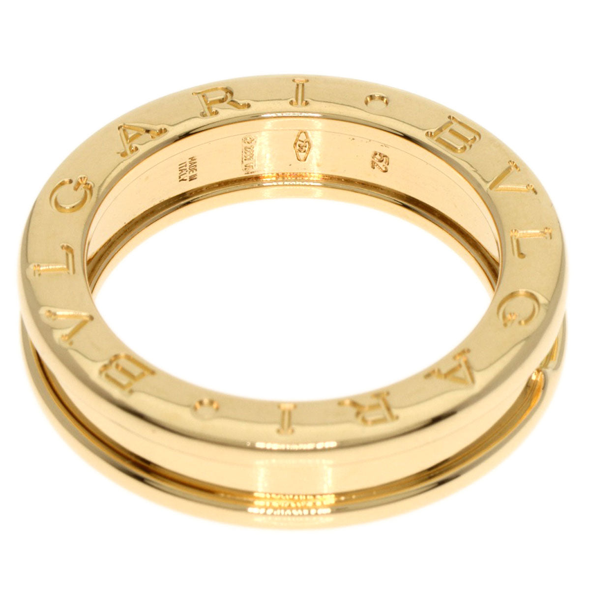 Bvlgari Ring 18K Yellow Gold Gold B-Zero1 B-Zero One 1 Band #52