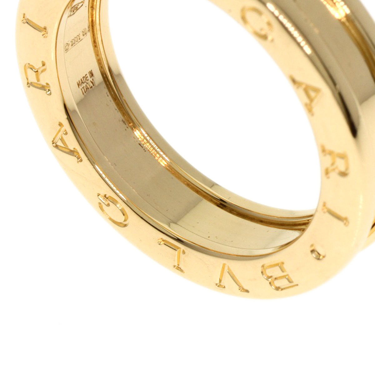 Bvlgari Ring 18K Yellow Gold Gold B-Zero1 B-Zero One 1 Band #52
