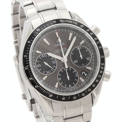 Omega Watches Mechanical Automatic 323.30.40.40.06.001 Stainless Steel Silver Speedmaster Date Gray