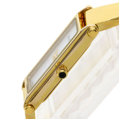 Gucci Watches Quartz Gold Plated , Gold Plated Gold 1500L White Shell Dial Women