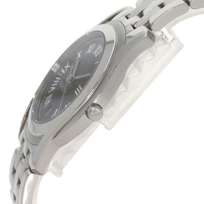 Gucci Watches Quartz 5500M Stainless Steel , Stainless Steel Silver Round Face Gray Dial Mens
