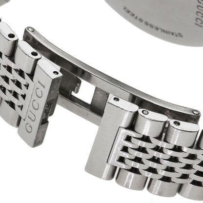 Gucci Watches Quartz 126.4 Stainless Steel , Stainless Steel Silver G Timeless Black Dial Mens