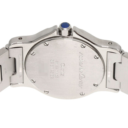 Cartier Watches Quartz Stainless Steel , Ssxk18Yg Gold Santos Octagon Lm Ivory Dial Mens