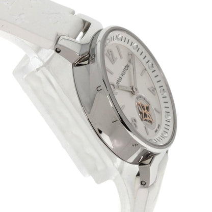 Louis Vuitton Watches Quartz Q8J10 Stainless Steel Silver Tambour Moon Star Silver Dial