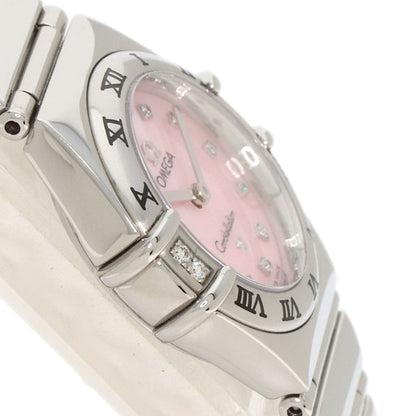 Omega Watches Quartz 1566.66 Stainless Steel , Stainless Steel Silver Constellation Mini My Choice