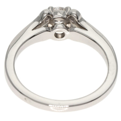 Cartier Ring Pt950 Silver Ballerina Diamond # 46
