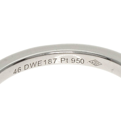 Cartier Ring Pt950 Silver Ballerina Diamond # 46