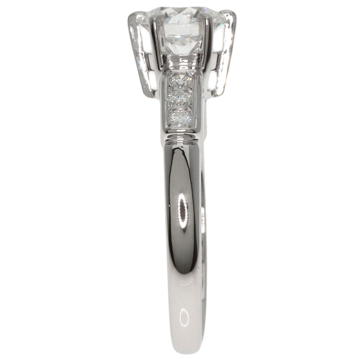 Mikimoto Ring Pt950 Silver Diamond