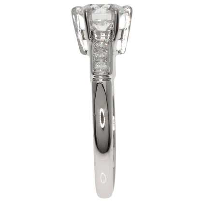 Mikimoto Ring Pt950 Silver Diamond