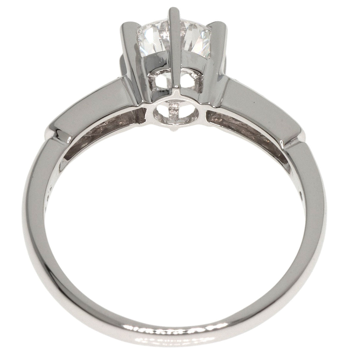 Mikimoto Ring Pt950 Silver Diamond