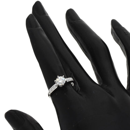 Mikimoto Ring Pt950 Silver Diamond