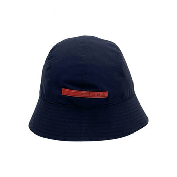 Prada Hat Polyester, Nylon, Teflon, Polyurethane Navy Prada Sports Mens M