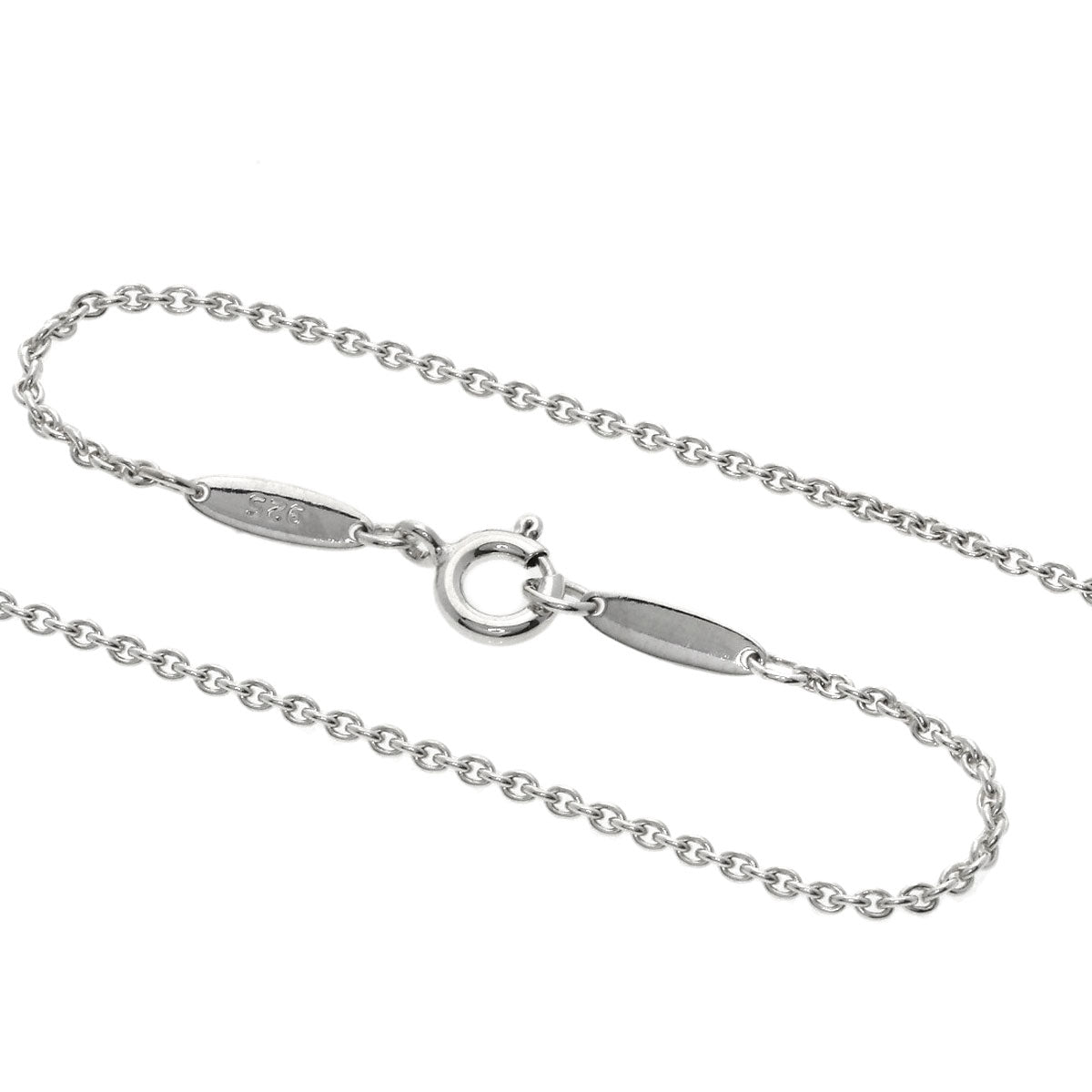Tiffany&Co. Necklace Sv Silver Initial H Medium Women