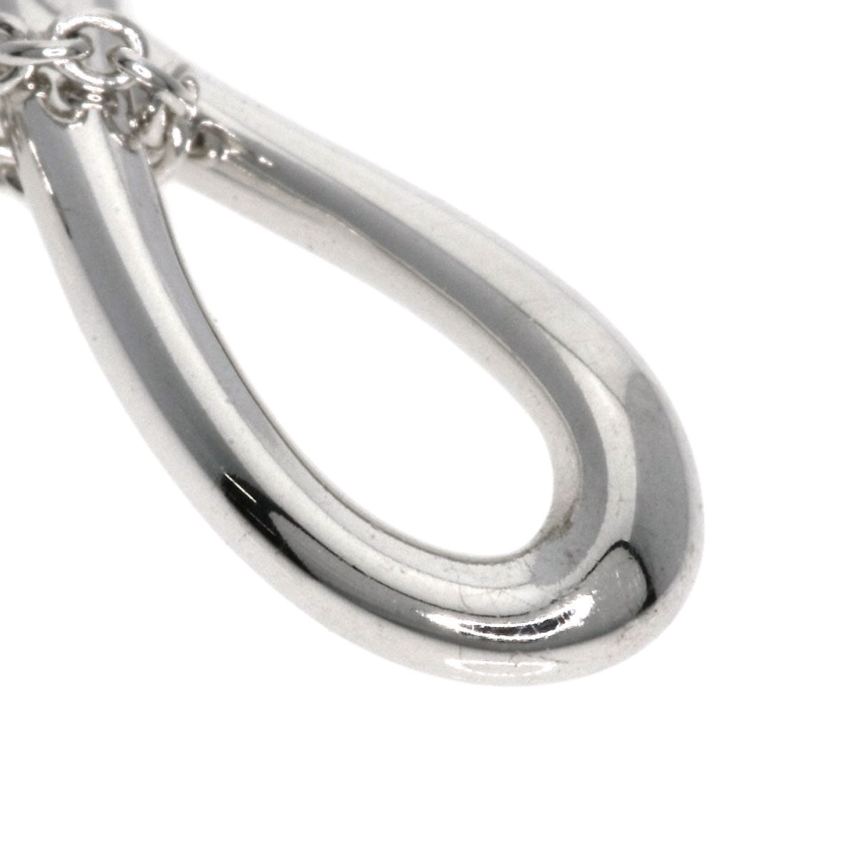 Tiffany&Co. Necklace Sv Silver Initial H Medium Women