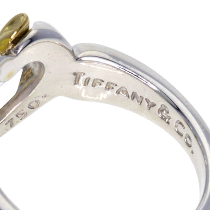 Tiffany&Co. Ring 18K Yellow Gold Silver Heart Ribbon