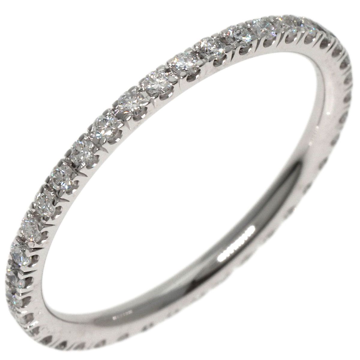 Van Cleef & Arpels Ring K18Wg Silver Felicite Eternity #49