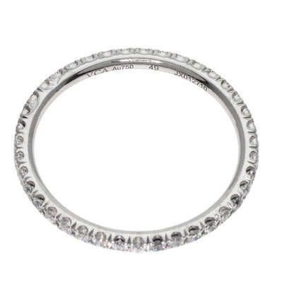 Van Cleef & Arpels Ring K18Wg Silver Felicite Eternity #49