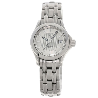 Omega Watches Quartz 2581.31 Stainless Steel , Stainless Steel Silver Seamaster Silver Dial Women