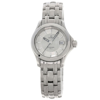 Omega Watches Quartz 2581.31 Stainless Steel , Stainless Steel Silver Seamaster Silver Dial Women