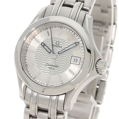 Omega Watches Quartz 2581.31 Stainless Steel , Stainless Steel Silver Seamaster Silver Dial Women