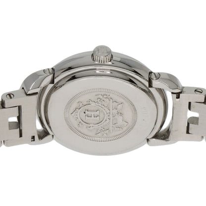 Hermes Watches Quartz Pu2.210 Stainless Steel Silver Pullman White Dial Women