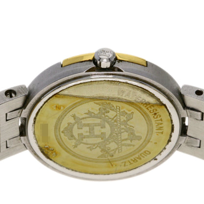 Hermes Watches Quartz Stainless Steel, Combination Silver Windsor White Dial Women