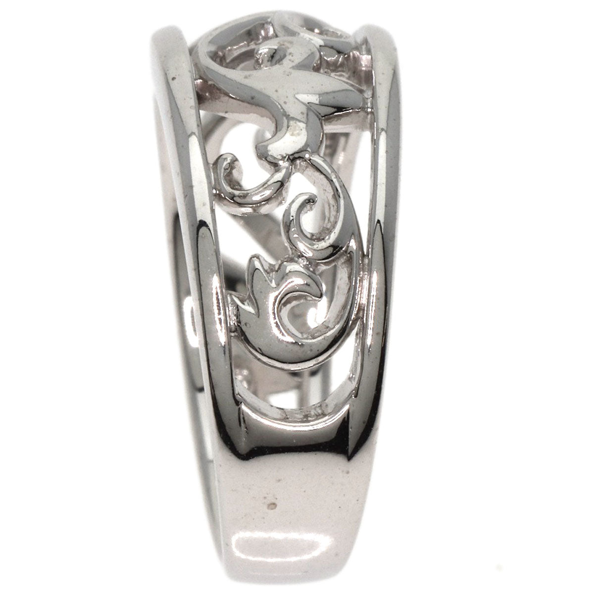 Mikimoto Ring K18Wg Silver Design