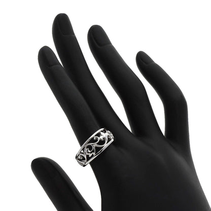 Mikimoto Ring K18Wg Silver Design
