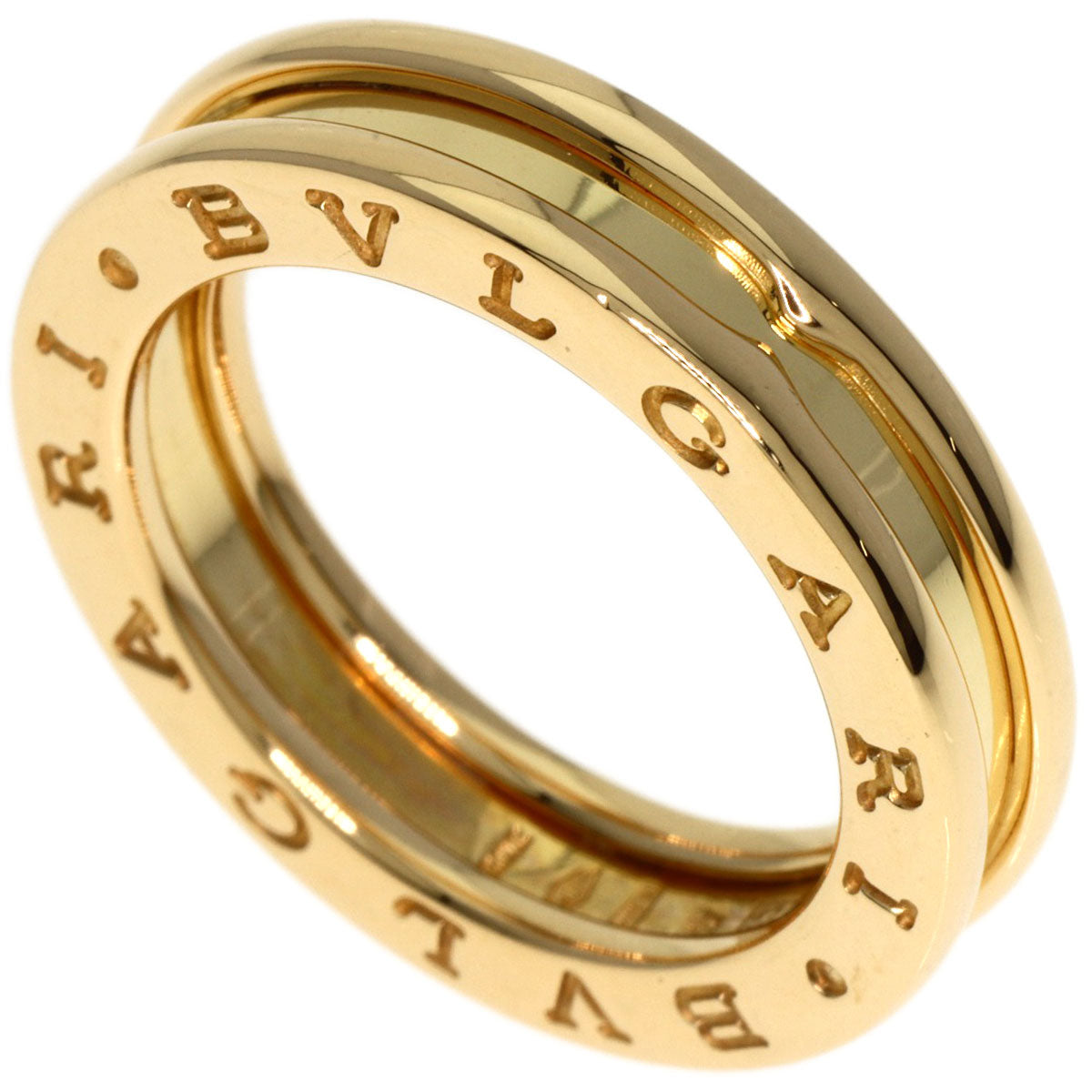 Bvlgari Ring 18K Yellow Gold Gold B-Zero1 B-Zero1 Xs 1 Band #53 Women
