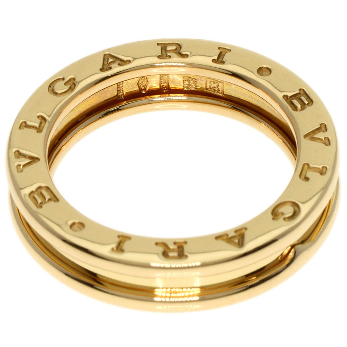 Bvlgari Ring 18K Yellow Gold Gold B-Zero1 B-Zero1 Xs 1 Band #53 Women