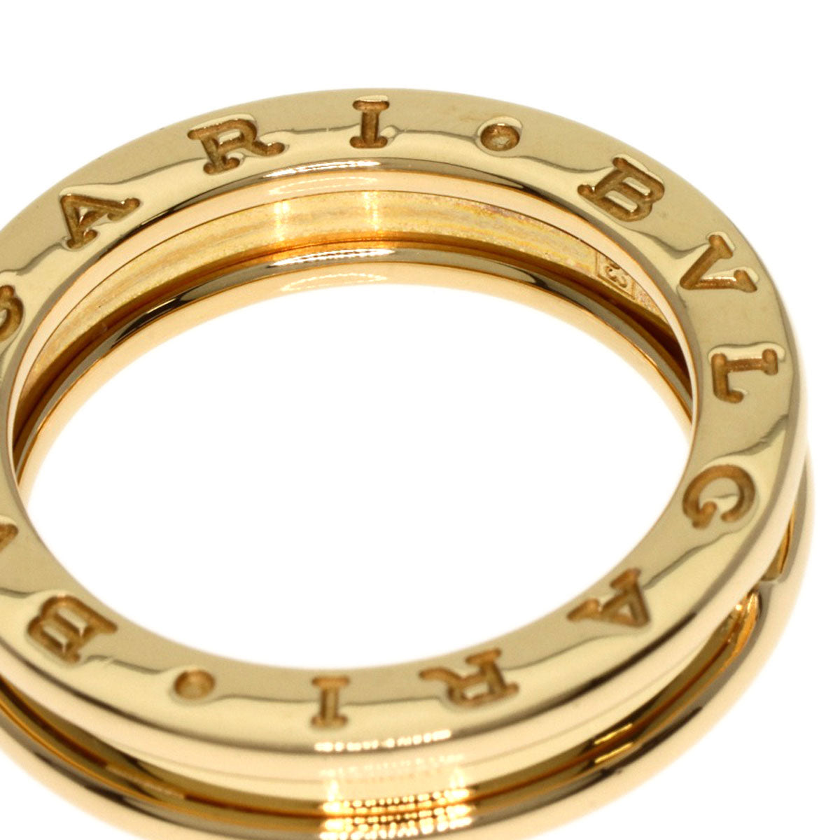 Bvlgari Ring 18K Yellow Gold Gold B-Zero1 B-Zero1 Xs 1 Band #53 Women
