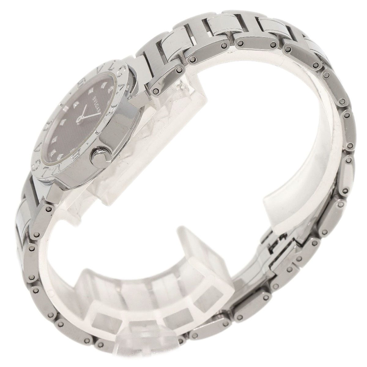 Bvlgari Watches Quartz Bb26Ss Stainless Steel , Stainless Steel Silver Bvlgari Bvlgari 12P Diamond