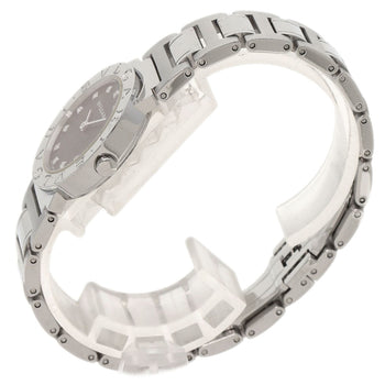 Bvlgari Watches Quartz Bb26Ss Stainless Steel , Stainless Steel Silver Bvlgari Bvlgari 12P Diamond