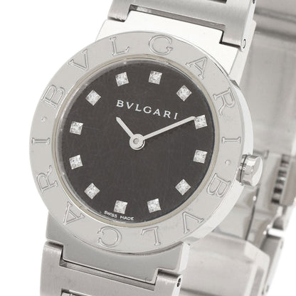 Bvlgari Watches Quartz Bb26Ss Stainless Steel , Stainless Steel Silver Bvlgari Bvlgari 12P Diamond