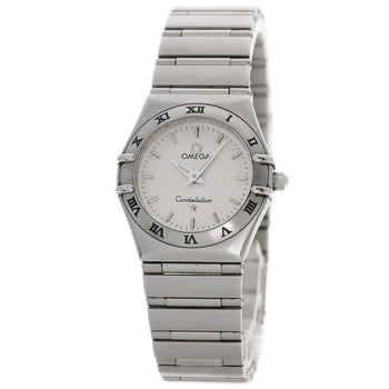 Omega Watches Quartz 1572.30 Stainless Steel , Stainless Steel Silver Constellation Silver Dial