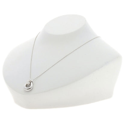 Mikimoto Necklace K18Wg Silver Pearl Women